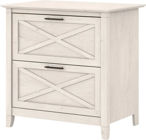 Vista 11 de Bush Furniture Key West – Archivador lateral con 2 cajones, color cereza