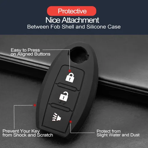 Vista 4 de 2 piezas compatibles con Nissan Z 370Z Armada Frontier Murano Pathfinder Rogue Titan Rogue Juke Leaf Kicks Quest Sentra Tiida Versa Note Xterra