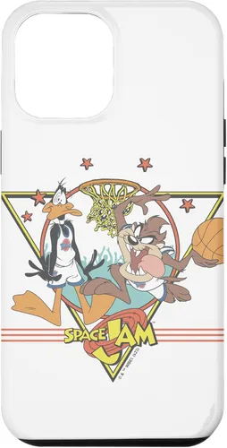 Vista 6 de Funda para iPhone 14 space jam Daffy Duck & Taz Retro Stars Basketball Team