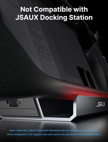 Vista 8 de JSAUX PC0102 - Funda protectora de TPU con base de soporte funda protectora compatible con válvula de vapor y cubierta de amortiguación diseño