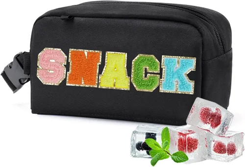 Vista 29 de Bolsa de almuerzo mini enfriadora Cerbonny, bolsa de almuerzo congelable y bolsa de snacks, bolsa aislada para viaje/trabajo/escuela, lonchera mini