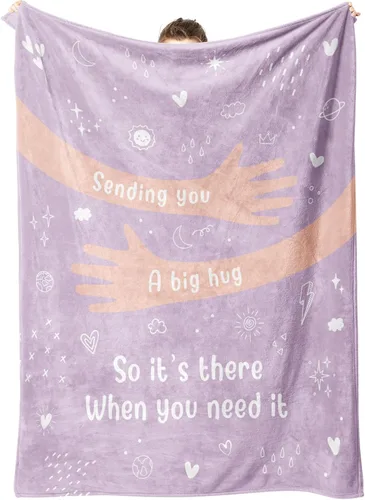 Vista 8 de Afterprints Regalos para recuperarse para mujeres y hombres, manta de abrazo/sanación, regalos para pensar en ti/cuidado del cáncer/simpatía/después