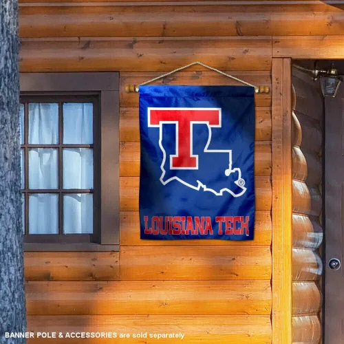 Vista 3 de Bandera de Louisiana Tech Bulldogs House