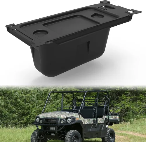 Vista 23 de A & UTV PRO Caja de almacenamiento de cama para Can Am Defender, HD10 HD9 HD8 HD5 Max/Can Am Commander, compatible con accesorios Can-Am Defender
