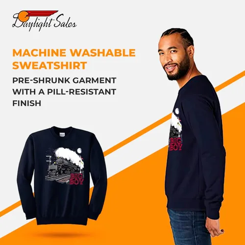 Vista 4 de Daylight Sales Union Pacific - Sudadera de tren ferrocarril para niño grande 10140