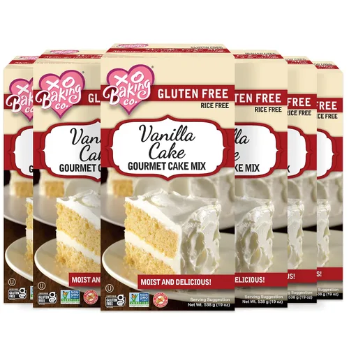 Vista 12 de XO Baking Co. Mezcla gourmet para pastel de zanahoria sin gluten; contiene zanahorias reales; sin OGM; kosher; sin arroz; sin soja; sin lácteos; sin