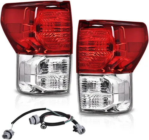 Vista 15 de GRAND ORANGE Conjunto de Luces Traseras Luces Traseras Lámpara de Freno con Bombillas Compatible con Toyota Hilux Pickup Truck 1989-1995 8156089166