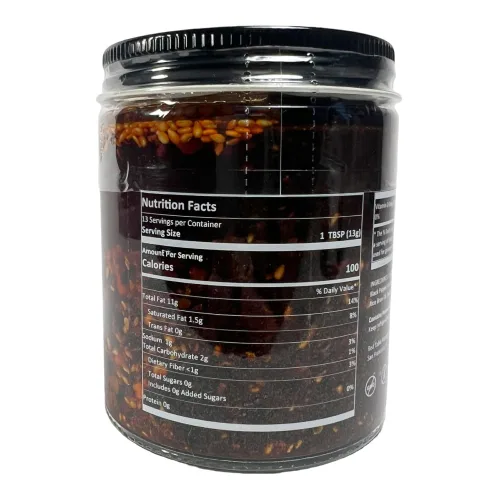 Vista 3 de CHiNGONAs Salsa Macha - Salsa crujiente de chile mexicano gourmet a base de aceite, vegana y sin gluten, aceite de chile crujiente, 6 onzas