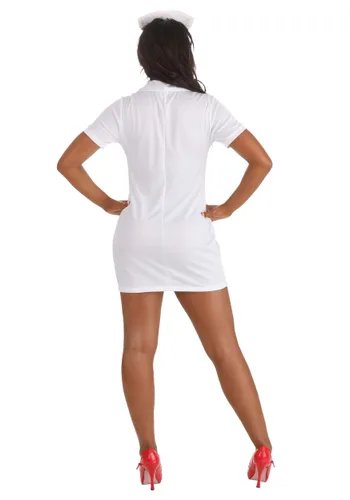 Vista 2 de Disfraz de Enfermera Asesina para Mujer Multicolor