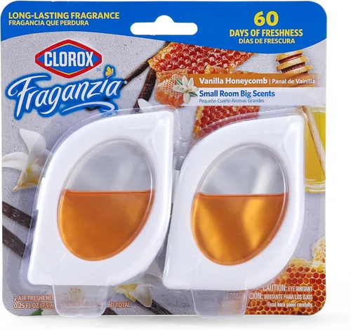 Vista 16 de Clorox Fraganzia - Ambientador para habitaciones pequeñas, manzana y canela, despegar y colocar, sin enchufe, sin batería, para armarios
