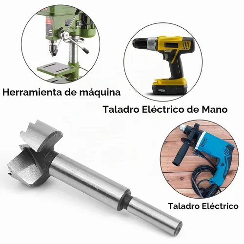 Vista 3 de BAIDETS Broca Forstner de 1 Pulgada - Broca Forstner de 1" para Madera con Mango Redondo