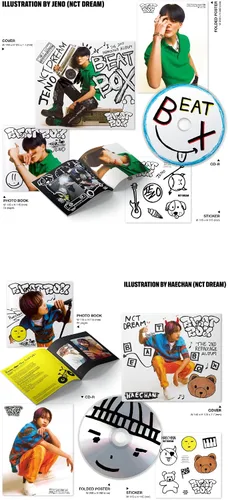 Vista 3 de DREAMUS NCT Dream Beatbox 2º álbum de reenvasado Versión Digipack Contenido+Póster Plegable+Seguimiento Sellado (al azar)