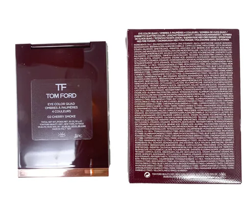 Vista 3 de Tom Ford Edición limitada Cherry Collection Eye Color Quad - 02 Cherry Smoke- 0.35 oz / 10 g
