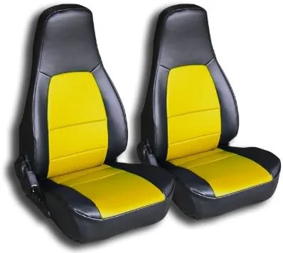 Vista 11 de Iggee Diseñado para Mazda Miata 1990-1997 de cuero artificial, ajuste personalizado, 2 fundas de asiento delantero (par) (beige)