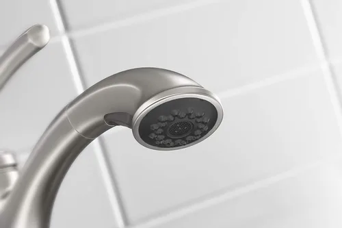 Vista 9 de Kohler K-R16399-SD-CP Elliston - Grifo para fregadero de cocina
