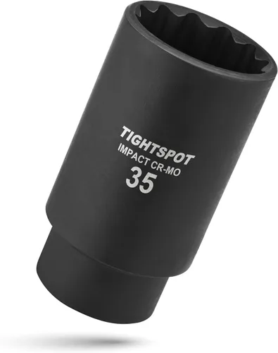 Vista 35 de TIGHTSPOT - Zócalo poco profundo de 1/2" Dr 1 1/2 pulgadas, antirredondo, 6 puntos, acero CRMO