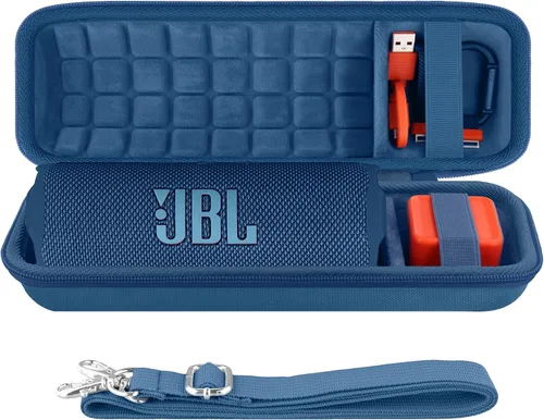 Vista 10 de co2CREA Funda de viaje rígida de repuesto para JBL Flip 7 Flip 6 FLIP 5 Altavoz Bluetooth portátil impermeable (funda de camuflaje negro)