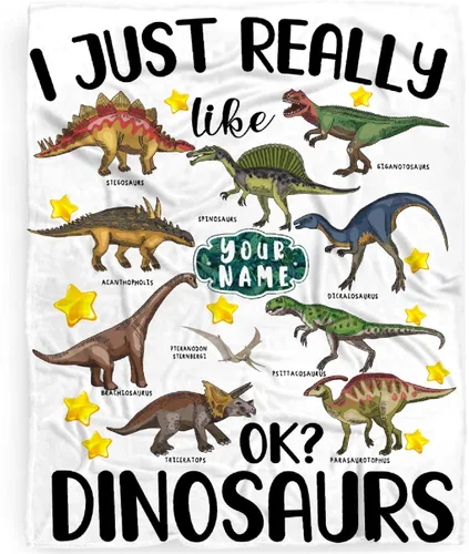 Vista 24 de Manta de bebé de esqueletos de dinosaurios de neón retro de los años 80, regalos para niños y niñas, decoración de dinosaurios, felpa suave