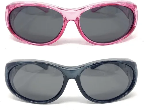 Vista 7 de The Boca - Gafas de sol polarizadas coloridas para mujer, ovaladas, rectangulares, para usar sobre gafas