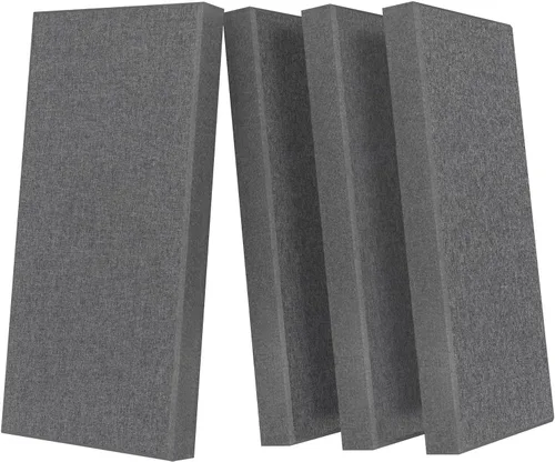 Vista 10 de UMIACOUSTICS 4 paneles acústicos con soporte para colgar, paneles de fibra de vidrio de 2 pulgadas de grosor, a prueba de sonido, extraíbles