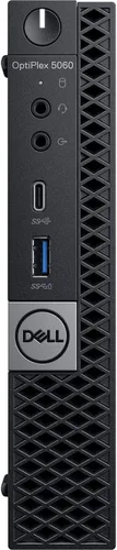 Vista 4 de DELL Computadora de escritorio Micro Optiplex 5060, Intel Core i5-8500T 2.1GHz hasta 3.5GHz, 16GB DDR4, 1TB SSD, teclado y mouse inalámbricos