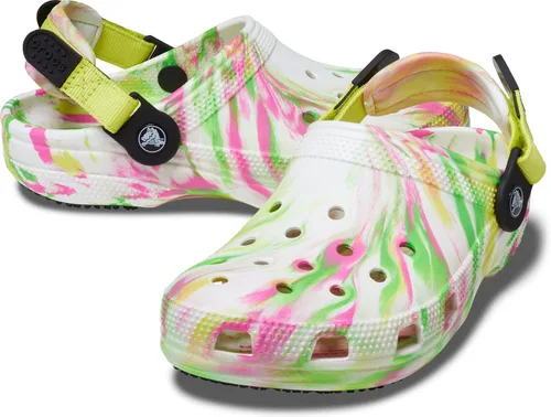 Vista 6 de Crocs Zuecos unisex clásicos ajustables antideslizantes