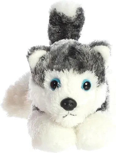 Vista 52 de Aurora® Adorable Mini Flopsie™ Mei Mei™ Animal de peluche, facilidad juguetona, compañeros atemporales, color blanco, 8 pulgadas