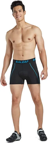 Vista 15 de baleaf Pantalones cortos de ciclismo acolchados 3D para hombre, ropa interior de ciclismo MTB Liner
