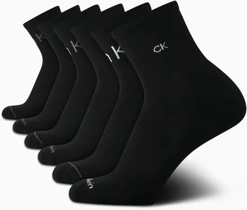 Vista 13 de Calvin Klein Calcetines deportivos acolchados de corte alto para hombre (paquete de 6)