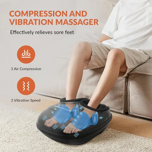 Vista 2 de CILI Masajeador de pies y almohada de apoyo lumbar