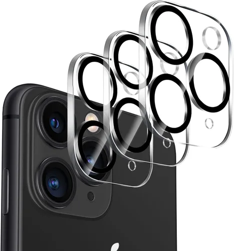 Vista 26 de Dengduoduo Paquete de 3 protectores de lente de cámara para iPhone 11 Pro de 5.8 pulgadas y iPhone 11 Pro Max de 6.5 pulgadas, vidrio templado