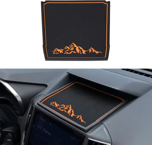 Vista 11 de JKCOVER Tapetes para Tablero Compatibles con Subaru Crosstrek/Impreza 2018-2023 y Subaru Forester 2019-2024 Accesorios Tapetes de Goma para Consola