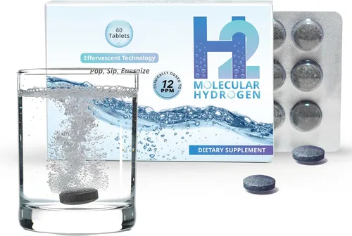 Vista 6 de WELLNESS EXTRACT H2 Tabletas de agua de hidrógeno molecular con magnesio – 12 ppm tabletas de hidrógeno efervescentes para agua potable, apoya