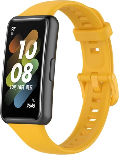 Vista 7 de Senter Correa de repuesto de goma suave de liberación rápida para reloj inteligente Huawei Band 7