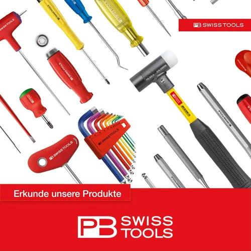 Vista 7 de PB Swiss Tools Juego de llaves hexagonales de seguridad en L PB 3212.LH-10 CN 100% fabricadas en Suiza Juego Allen de 9 piezas