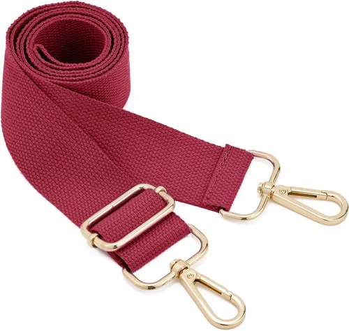 Vista 40 de Correa de Bolso de Hombro Ancha de Repuesto Ajustable Cinturón de Lona Bolso Cruzado Bolso de Mano
