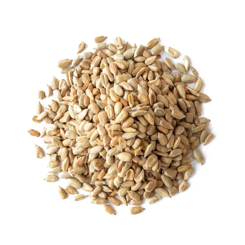 Vista 3 de Granos de semillas de girasol tostadas en seco orgánico, 1 libra, sin OMG, sin sal, asados al horno, sin aceite añadido, sin cáscara, vegano
