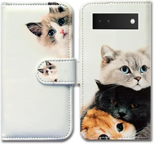 Vista 21 de Bcov Funda para Pixel 6a, diseño de pájaro negro de cuero verde con tapa para teléfono con ranura para tarjetas, soporte para Google Pixel 6a