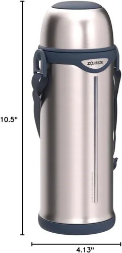Vista 4 de Zojirushi 34 onzas Tuff Sports, acero inoxidable