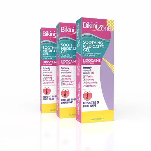 Vista 10 de Bikini Zone - Gel para después del afeitado con lidocaína y alivio para salpullidos del rastrillo, 1 onza, 1 paquete