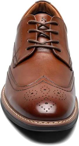Vista 3 de Nunn Bush Centro Flex Wingtip Oxford para hombre