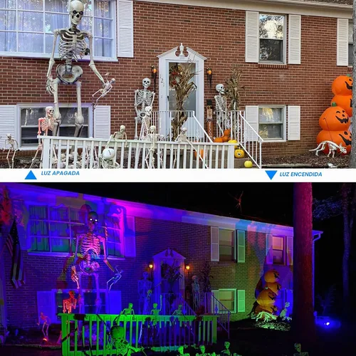 Vista 5 de Paquete de 2 luces negras de 50 W, luz negra LED con enchufe e interruptor de EE. UU., luces negras para fiestas brillantes y de neón, Halloween