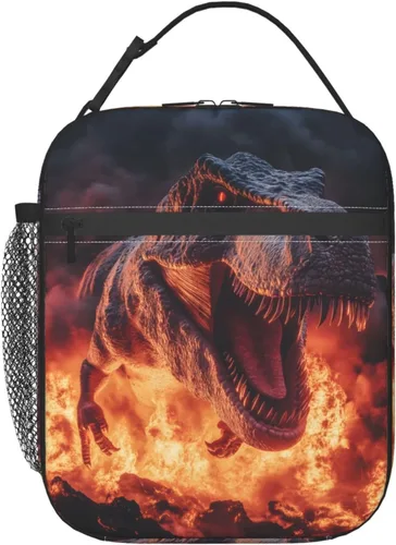 Vista 12 de Lonchera con diseño de margaritas para mujeres, niños, niñas y hombres, lonchera aislada, bolsa de almuerzo para adultos, bolsa de almuerzo