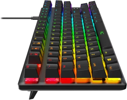 Vista 9 de HyperX Alloy Origins Core - Teclado mecánico para juegos tenkeyless, luz controlada por software y personalización macro, factor de forma compacto