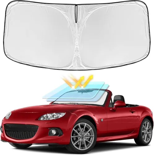 Vista 164 de Parasol de 4 capas para parabrisas, ajuste personalizado, tela 240T