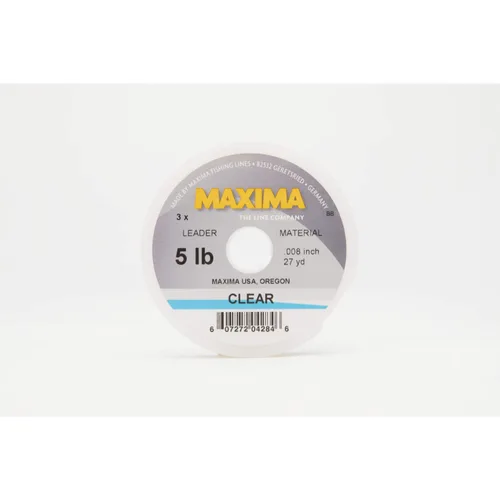 Vista 6 de Maxima Fishing Line Leader Wheel, transparente, 1 libra, 27 yardas