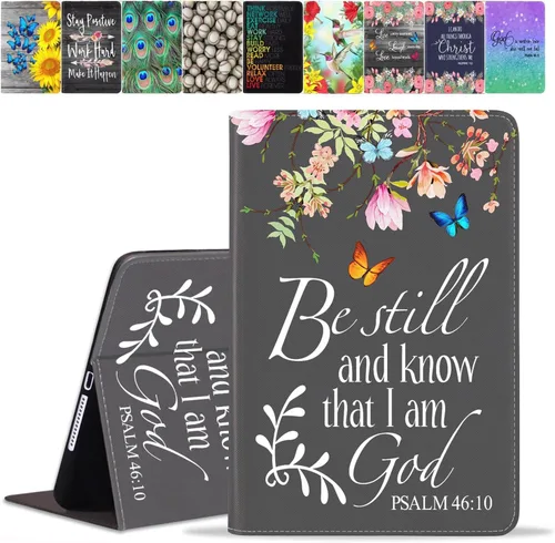 Vista 13 de Funda para Samsung Galaxy Tab A8 de 10.5 pulgadas (SM-X200/X205/X207), funda de piel sintética premium con función de encendido automático