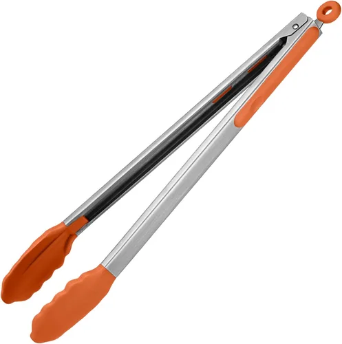 Vista 31 de Pinza de cocina resistente al calor de 600ºF: pinza de cocina de silicona U-Taste de 7 pulgadas con puntas de goma antiadherentes selladas firmes