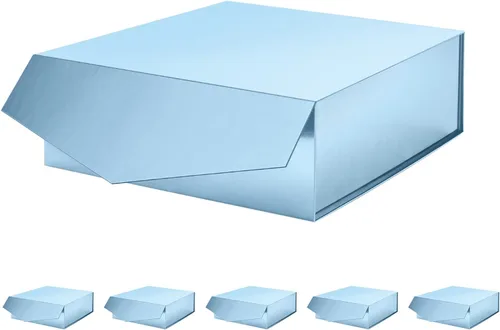 Vista 16 de Caja de regalo negra con tapa magnética para regalo Negro-9