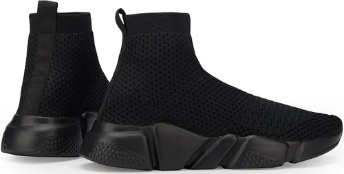 Vista 3 de Santiro Walking Shoes for Men Lightweight High Top Sneakers Breathable Knit Athletic Running Shoes Fashion Gym Sports Shoes